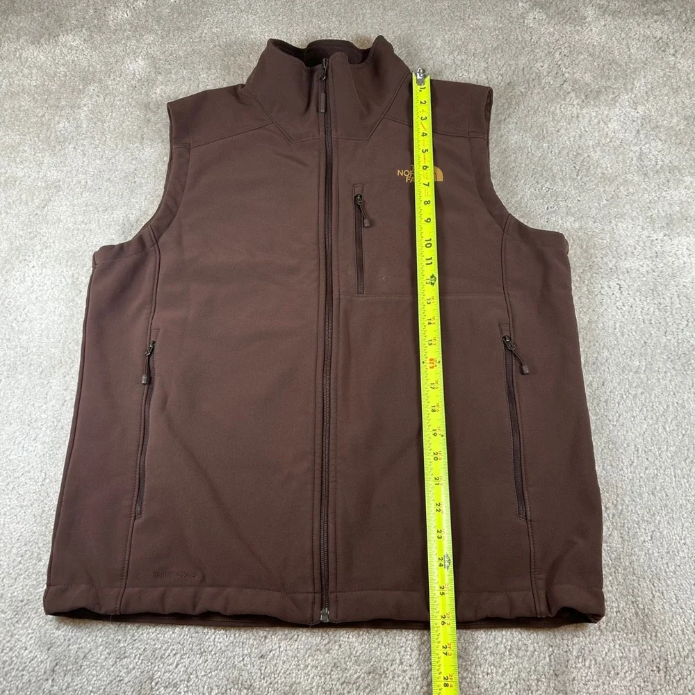 The North Face Apex Bionic Vest Mens Medium Brown WindWall Softshell NF0A2TBC